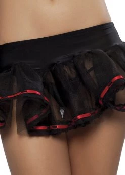 Roma Costume, Inc. 10040 - Petticoat With Ribbon Weave Hem Rave Wear