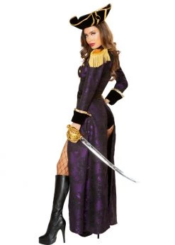 Roma Costume 10104 - 4pc Pirate Queen Halloween