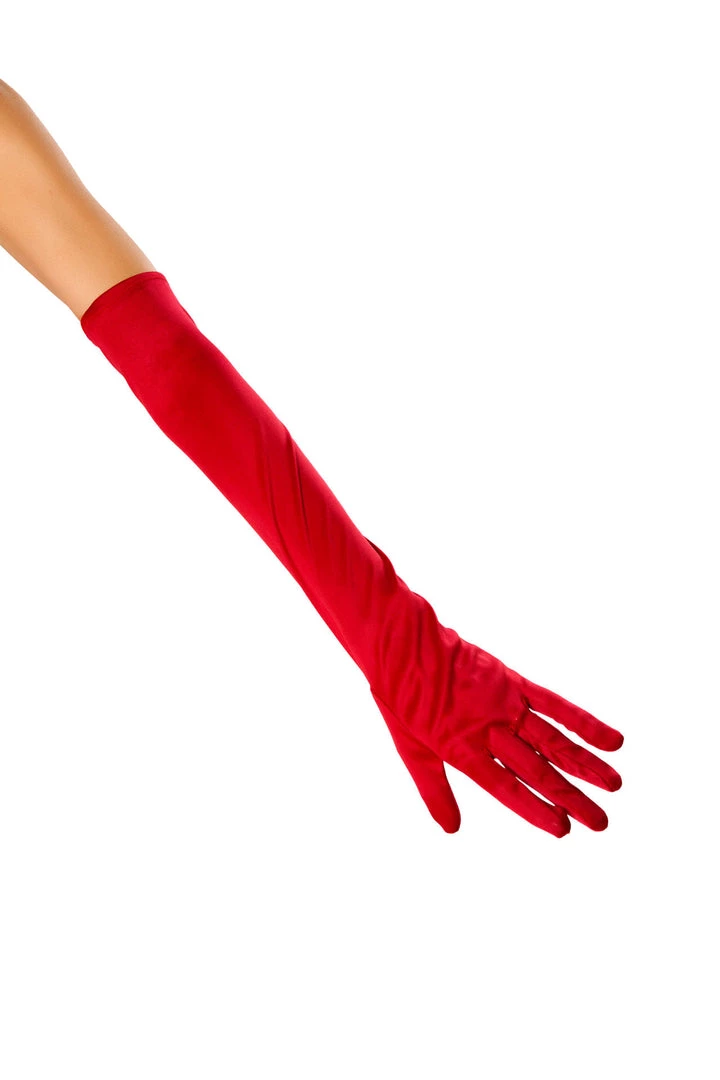Roma Costume Rave Wear 10104 - Stretch Satin Gloves 3 Roma Costume Rave Wear 10104 - Stretch Satin Gloves