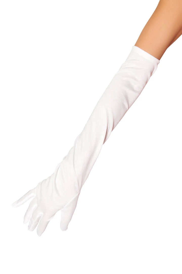 Roma Costume Rave Wear 10104 - Stretch Satin Gloves 4 Roma Costume Rave Wear 10104 - Stretch Satin Gloves
