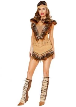 Roma Costume Halloween 10117 - 3pc Cherokee Inspired Hottie