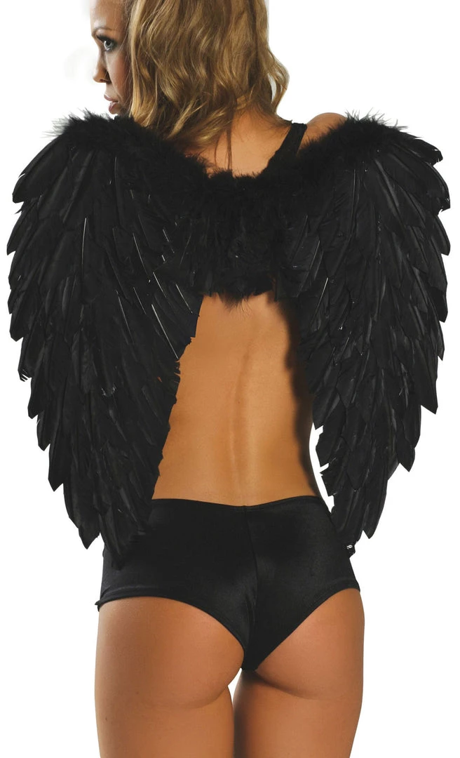 Roma Costume 1361 - Feathered Wings Rave Wear 1 Roma Costume 1361 - Feathered Wings Rave Wear
