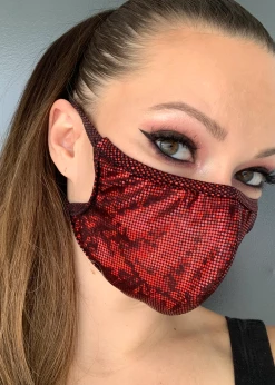 Roma Costume Shimmer Face Mask