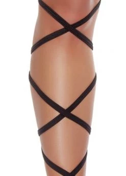 Roma Costume, Inc. 3231 - Pair Of Leg Strap With Attached Thigh Garter Rave Wear