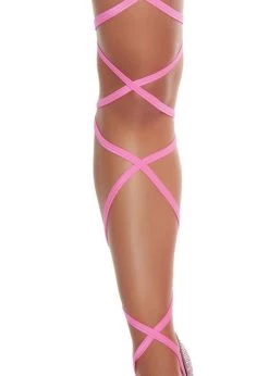 Roma Costume, Inc. 3231 - Pair Of Leg Strap With Attached Thigh Garter Rave Wear