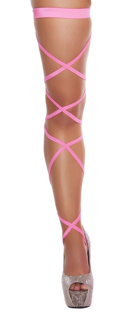 Roma Costume, Inc. 3231 - Pair Of Leg Strap With Attached Thigh Garter Rave Wear 2 Roma Costume, Inc. 3231 - Pair Of Leg Strap With Attached Thigh Garter Rave Wear