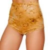 Roma Costume 3586 - 1pc Brown Tie Dye Suede High-Waisted Shorts SALE!