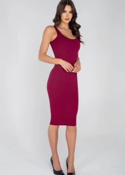 Roma Costume 3954 - Classic Midi Bodycon Dress Clubwear