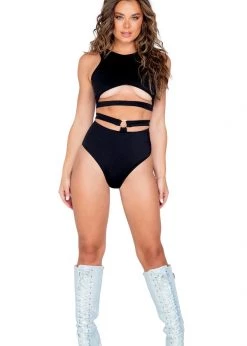 Roma Costume Rave Wear 3972 - Cropped Underboob Top