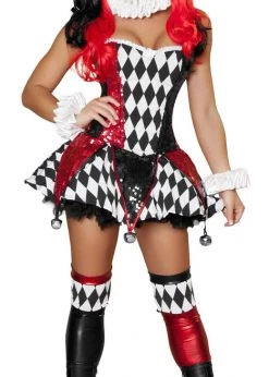 Roma Costume Halloween 4371 - 3pc Court Jester Cutie
