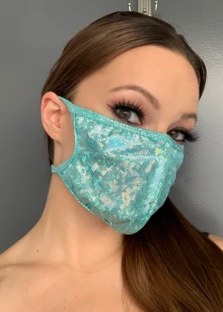 Roma Costume Shimmer Face Mask