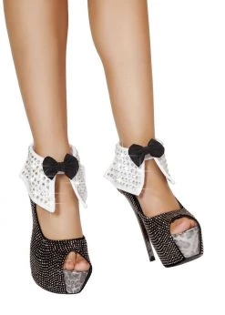 Roma Costume 4506 - Rhinestone Ankle Cuffs With Bow