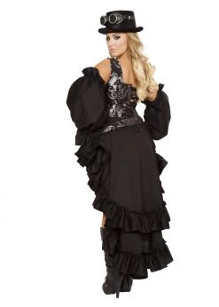 Roma Costume Halloween 4647 - 6pc Sexy Steampunk Maiden
