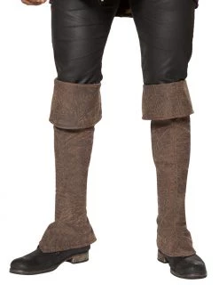 Roma Costume Pirate Boot Covers With Zipper Detail