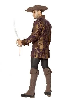 Roma Costume Halloween 4650 - Mens Pirate Jacket