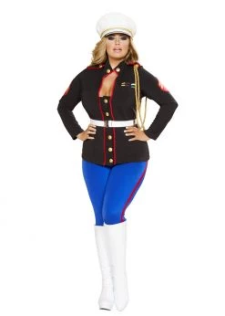 Roma Costume Halloween 4701 - 3pc Sexy Marine Corporal