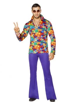 Roma Costume 4750 - 2pc Men’s Make Love, Not War Halloween