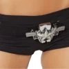 Roma Costume Rave Wear 4780 - Double Gun Belt Buckle With Star Detail