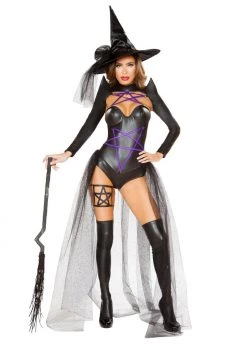 Roma Costume 4793 - 2pc Dark Witch Halloween