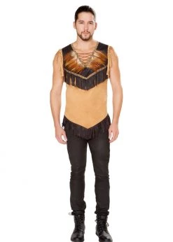 Roma Costume 4797 - 1pc Men’s Native Indian