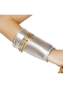 Roma Costume SALE! GL104 Wrist Cuffs W/Gold Trim Detail-As Shown