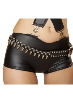 Roma Costume Rave Wear BELT102 - Studded Bullet Belt