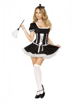 Roma Costume 4537 - 3pc Mischievous Maid Costume Halloween