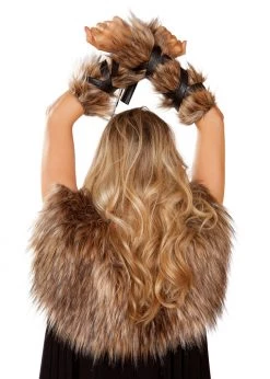 Roma Costume, Inc. 4893 - Pair Of Faux Fur Viking Arm Cuffs