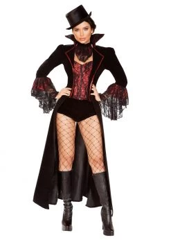 Roma Costume 4909 - 4pc The Lusty Vampire Halloween