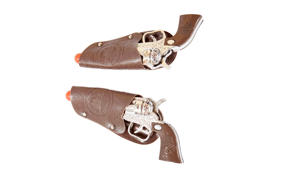 Roma Costume 4955 - Pair Of Toy Cowboy Guns 1 Roma Costume 4955 - Pair Of Toy Cowboy Guns
