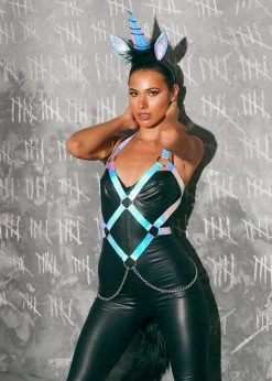 Roma Costume Halloween 4968 - 3pc Kinky Unicorn