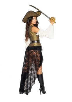 Roma Costume Halloween 4980 - 6pc Pirate Queen Costume