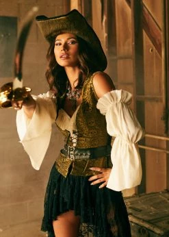 Roma Costume Halloween 4980 - 6pc Pirate Queen Costume