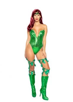 Roma Costume Halloween 4988 - 2pc Poison Ivy