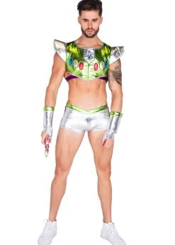 Roma Costume Halloween 5017 - 3PC Infinity Space Voyager Men’s Costume