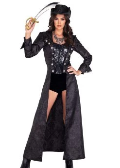 Roma Costume Halloween 5030 - 4pc Captivating Pirate Costume