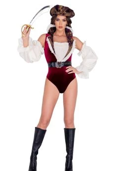 Roma Costume 5032 - 5pc Sultry Pirate Costume Halloween