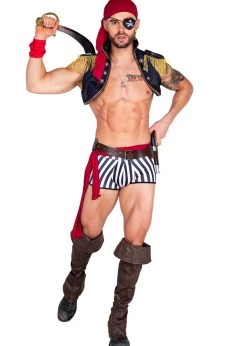 Roma Costume 5033 - 6pc Captain Hunk