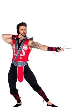 Roma Costume 5040 - 6pc Deadly Combat Ninja