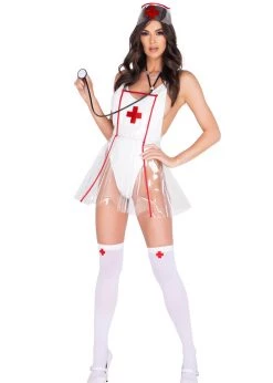 Roma Costume 5061 - 4pc Naughty Nurse Halloween