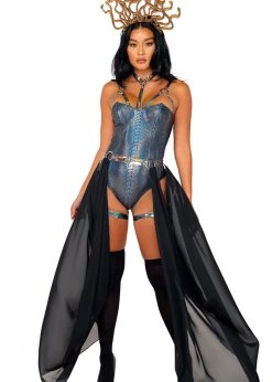 Roma Costume, Inc. 5085 - 3pc Sensual Serpent Medusa Queen Halloween