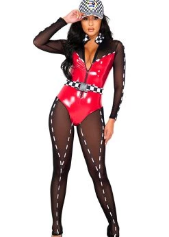 Roma Costume, Inc. Halloween 5113 - 2pc Speedway Hottie