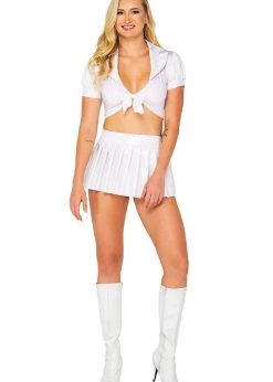 Roma Costume, Inc. 5135 - Schoolgirl Collared Tie Top