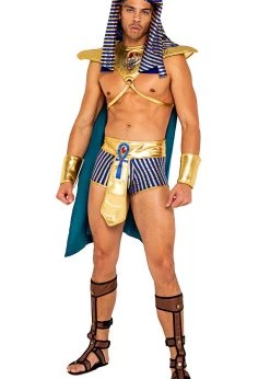 Roma Costume, Inc. 5138 - 5pc Mens King Pharaoh Of Egypt Halloween