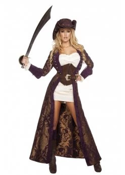 Roma Costume, Inc. Halloween 4574 - 6pc Decadent Pirate Diva