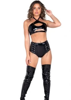 Roma Costume 6023 - Vinyl Cutout Top