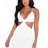 Roma Costume, Inc. Clubwear 6043 - Cutout Sculpted Mini Dress