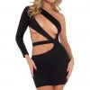 Roma Costume, Inc. 6049 - One Sleeve Hollow Out Bandage Mini Dress