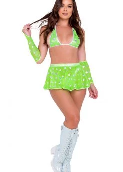 Roma Rave Wear 6080 - Stars Bikini Tie-Top