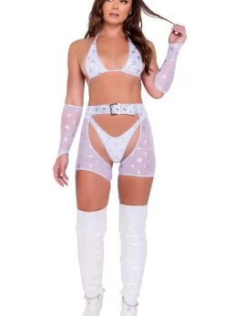 Roma Rave Wear 6080 - Stars Bikini Tie-Top